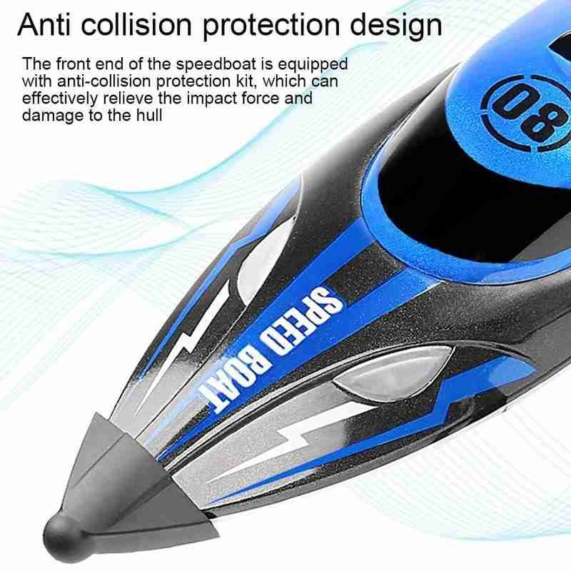 RC Boat HJ808 SpeedBoat Dual Motor High-speed Strong Power System Outdoor RC Boat Toys