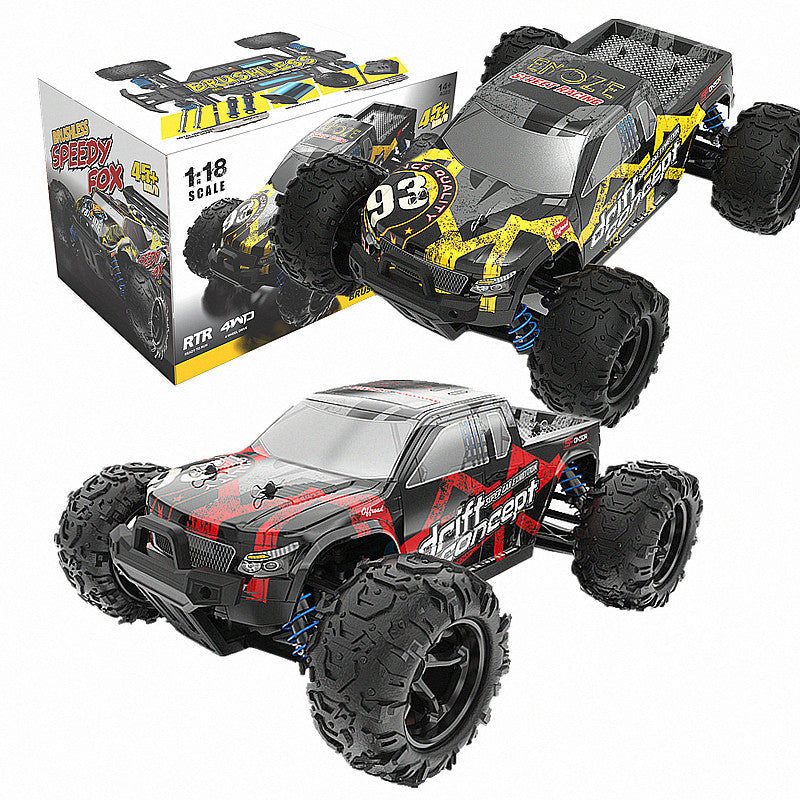 RC Car 4WD Brushless Motor 1/18 RC High Speed Off-Road Truck Big Foot Climbing Drift Car