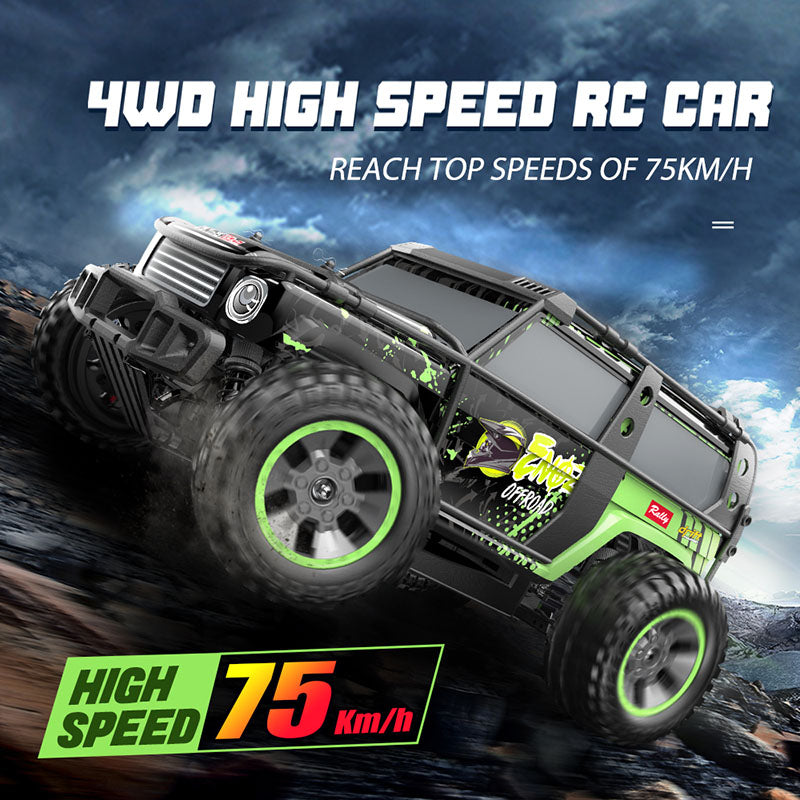 RC Car Brushless Motor 1/10 4WD High Speed Off-Road Truck Big Foot Drift Car