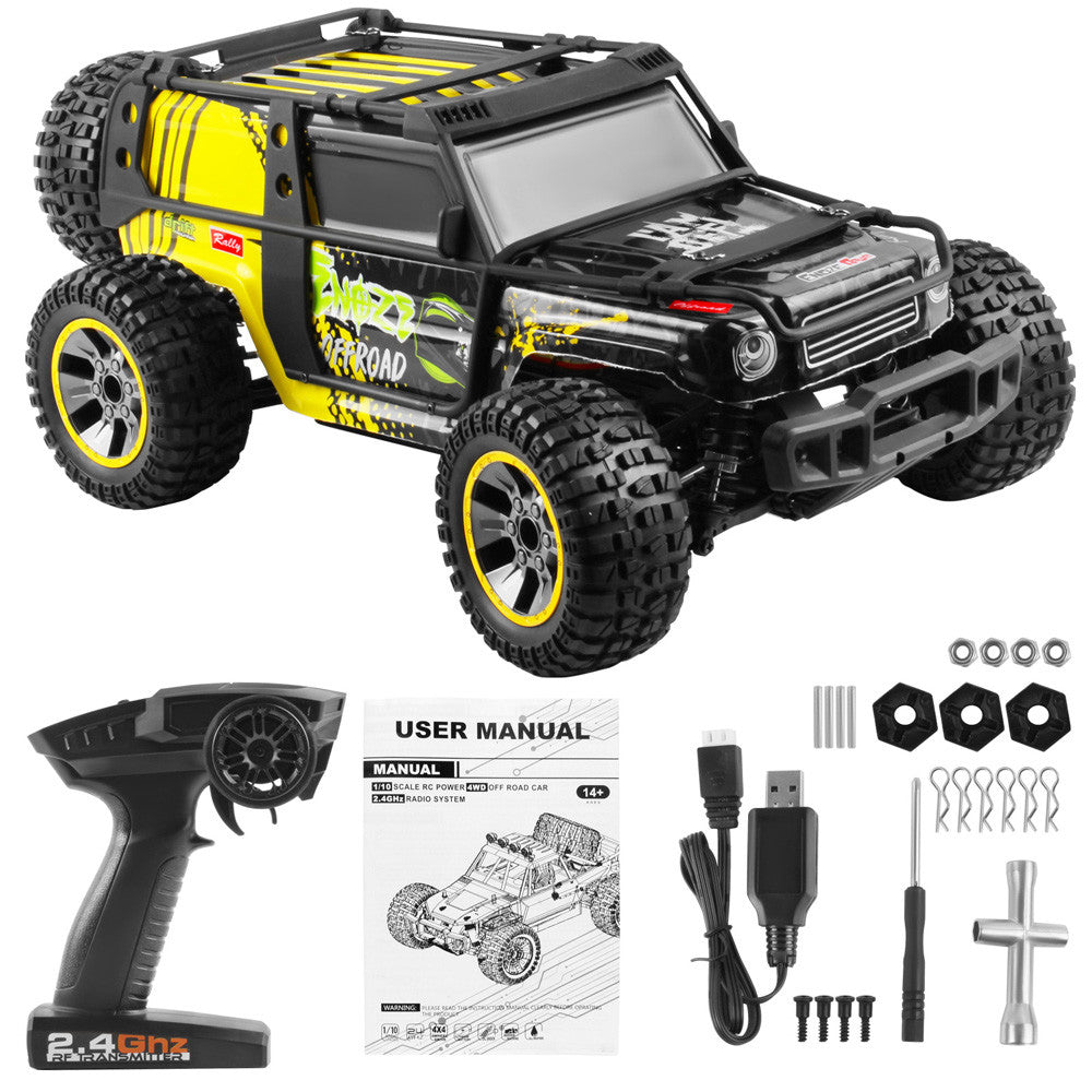 RC Car Brushless Motor 1/10 4WD High Speed Off-Road Truck Big Foot Drift Car