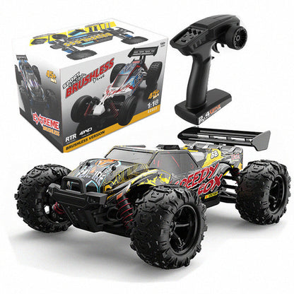 RC Car Brushless Motor 4WD High Speed Off-Road Truck 1/18 Big Foot Climbing Drift Car