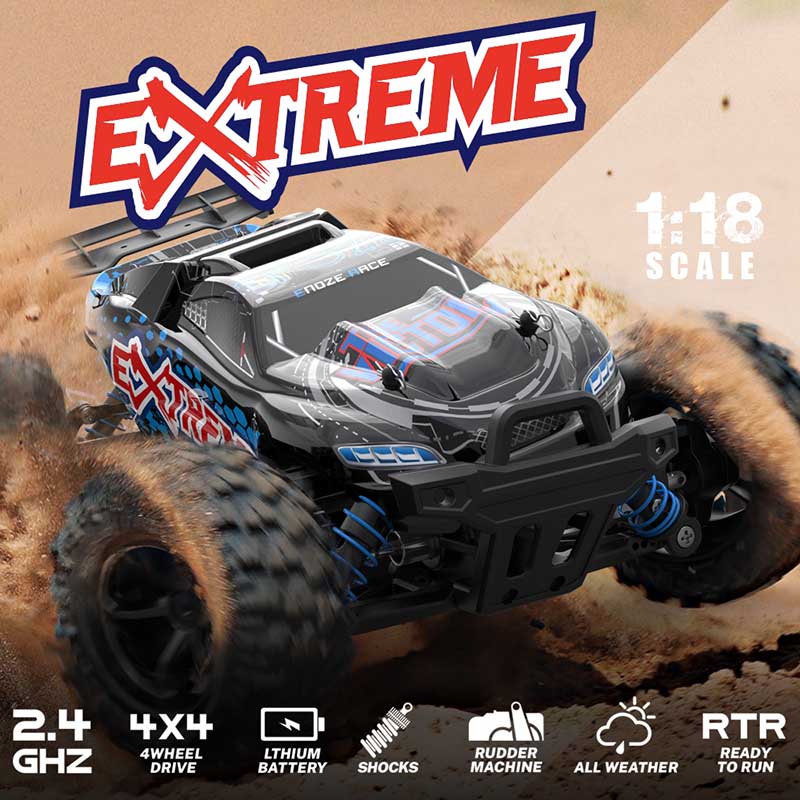 RC Car 1:18 Full-Scale High-Speed Off-Road Climbing 4WD Waterproof drift RC Car