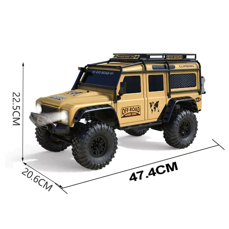 RC Car HB ZP1006 ZP1008 1/10 4WD Off-Road Truck Rock Crawler LED Light RTR Off-Road Truck