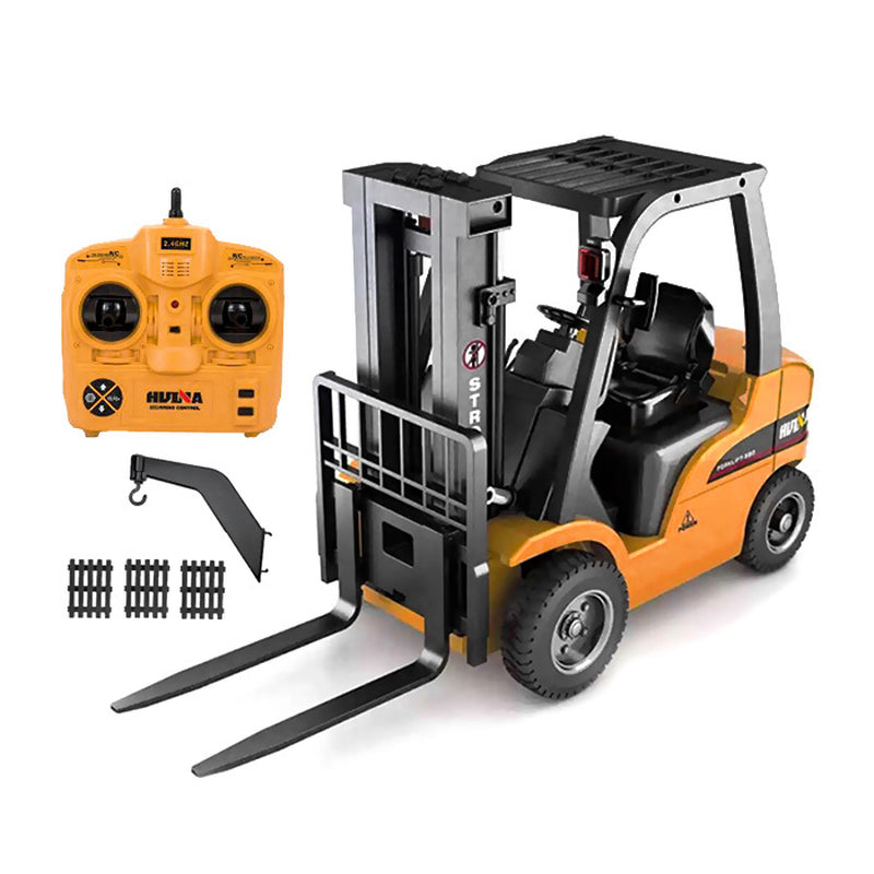Huina 1577 Alloy Simulation Forklift Truck Crane 2.4GHz 8CH RC Car Toy