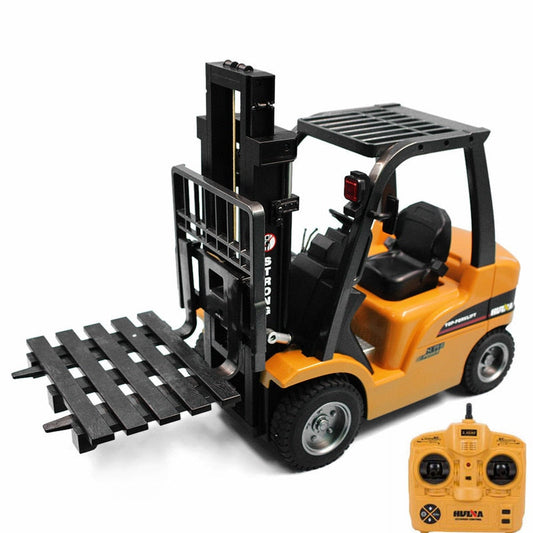 Huina 1577 Alloy Simulation Forklift Truck Crane 2.4GHz 8CH RC Car Toy