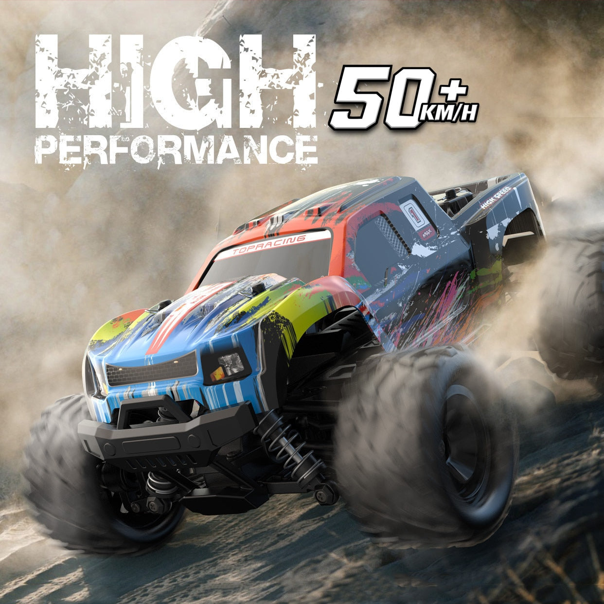 RC Cars 1:18 Bigfoot Monster 4WD High Speed RC Car Climbing Off-Road Vehicle FUNYAT