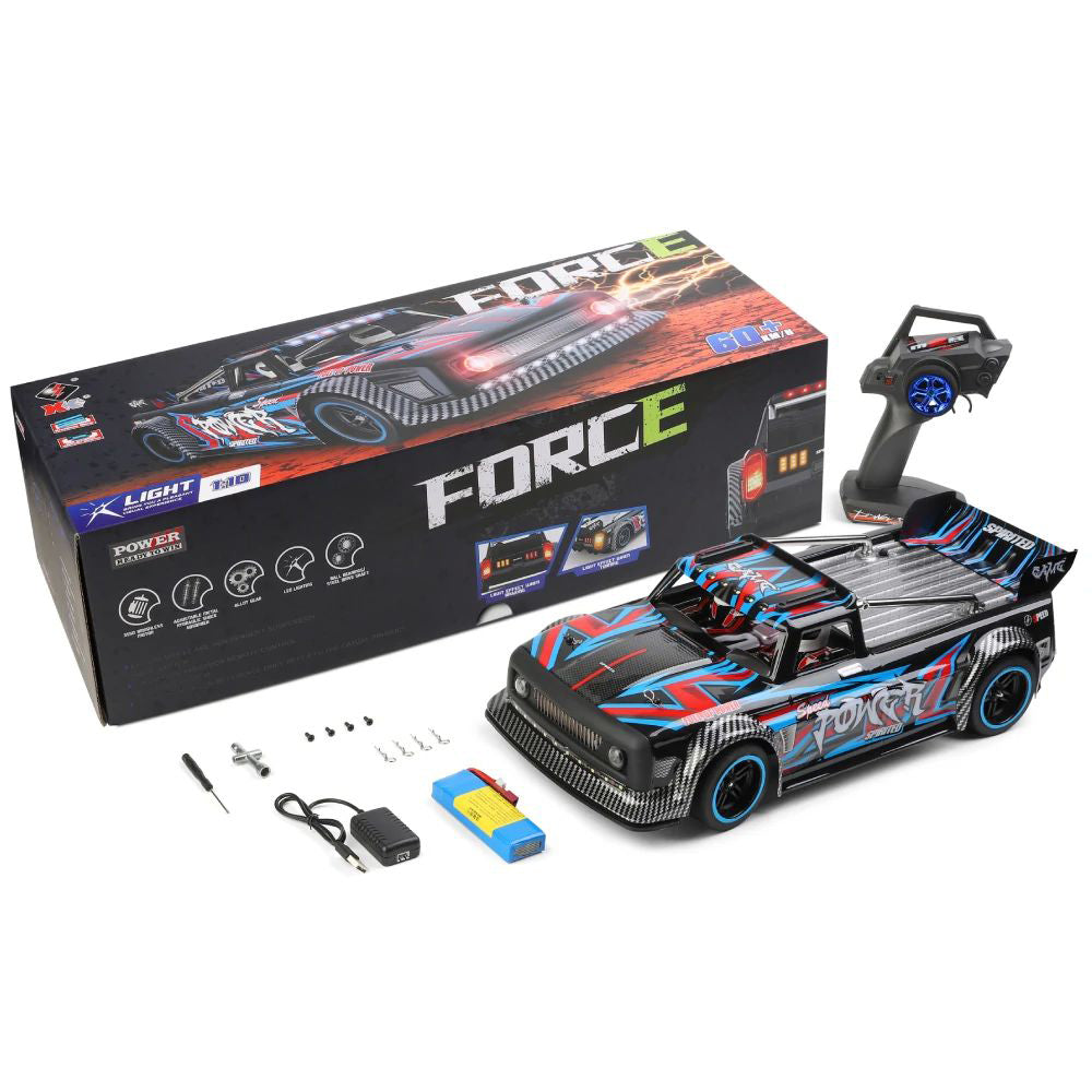 RC Drift Car Wltoys 104072 High Speed 60 KM/H 4WD RTR 1/10 2.4G Brushless RC Car