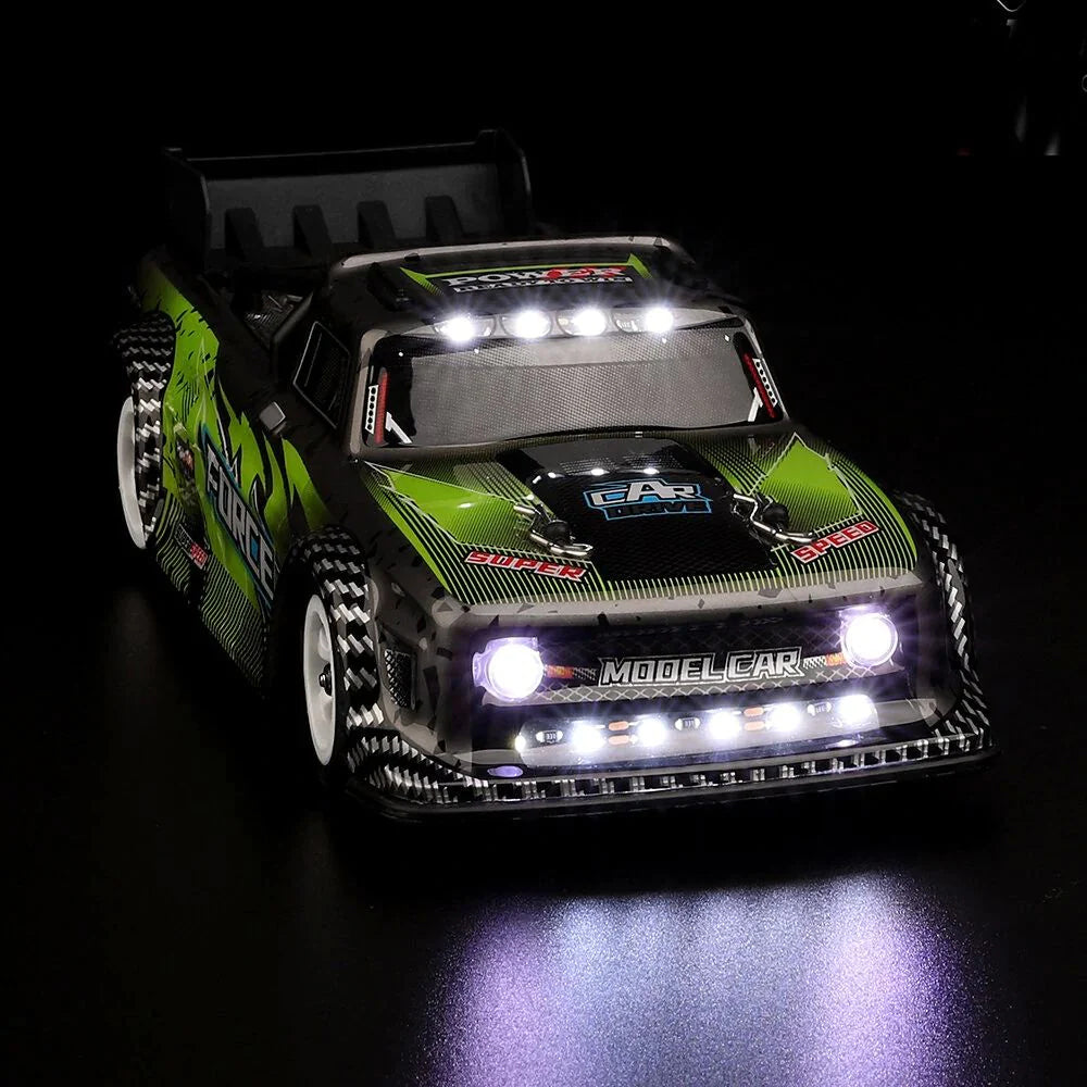 RC Drift Car Wltoys 284131 RTR 1/28 2.4G 4WD Short Truck Metal Chassis with LED Light FUNYAT