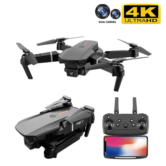 RC Drone E88 Pro 4K Dual Camera WiFi Height Hold Mode Foldable Quadcopter