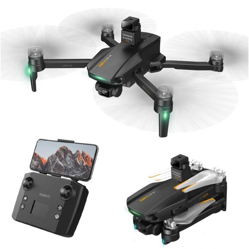 RC Drone XMR/C M10 Ultra 4K 3-Axis EIS Gimbal 360° Obstacle Avoidance 5G WIFI GPS 5KM FPV Brushless Foldable Quadcopter