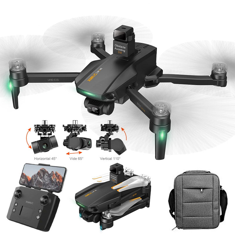 RC Drone XMR/C M10 Ultra 4K 3-Axis EIS Gimbal 360° Obstacle Avoidance 5G WIFI GPS 5KM FPV Brushless Foldable Quadcopter