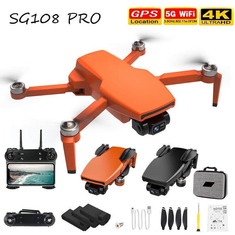 RC Drone ZLL SG108 PRO 5G WIFI GPS 4K HD Camera 2-axis Gimbal Brushless Quadcopter