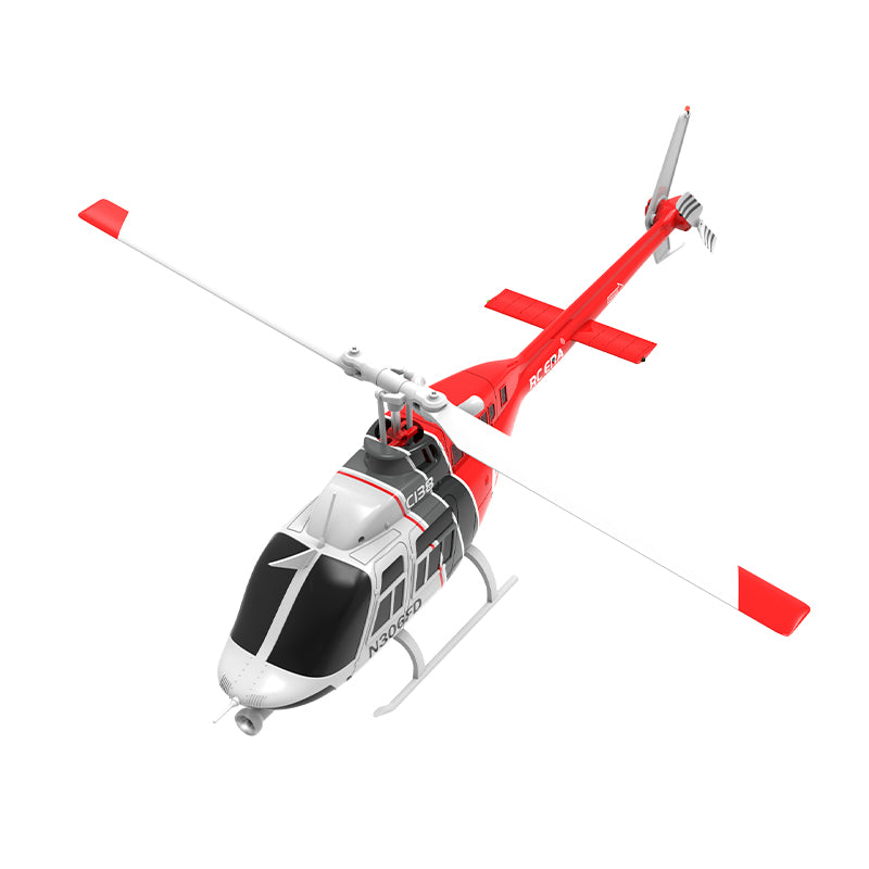 RC ERA C138 Remote Controlled Helicopter 1/33 Scale 6-Channel 2.4G Simulation RC Bell 206 Model Aircraft Perfect Children's Toy RTF