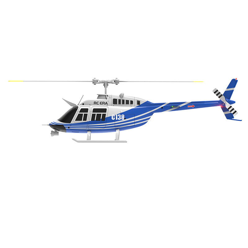 RC ERA C138 Remote Controlled Helicopter 1/33 Scale 6-Channel 2.4G Simulation RC Bell 206 Model Aircraft Perfect Children's Toy RTF