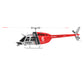 RC ERA C138 Remote Controlled Helicopter 1/33 Scale 6-Channel 2.4G Simulation RC Bell 206 Model Aircraft Perfect Children's Toy RTF