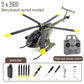 RCERA C189 MD500 Bird RC Helicopter 1:28 TUSK Dual Brushless Simulation 6-Axis Gyro Barometric Altitude Hold Helicopter Toys