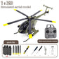 RCERA C189 MD500 Bird RC Helicopter 1:28 TUSK Dual Brushless Simulation 6-Axis Gyro Barometric Altitude Hold Helicopter Toys