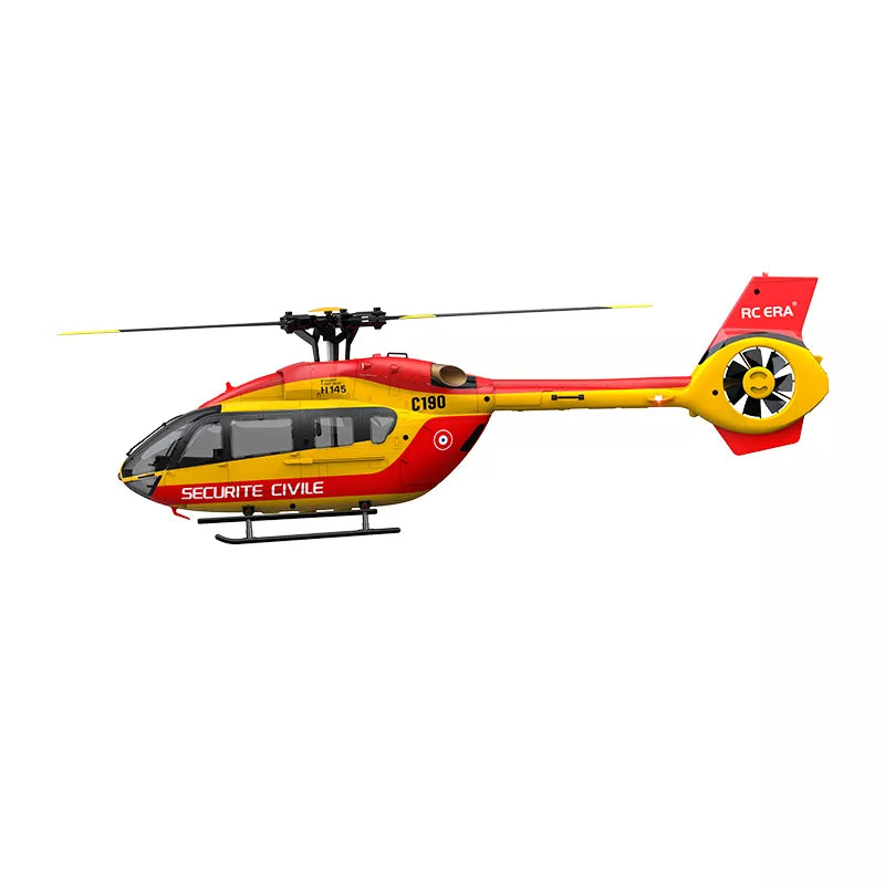 RC ERA C190 H145 RC Helicopter 6CH 6-Axis optical flow positioning Air pressure fixed altitude 1:28 true ducted Helicopter