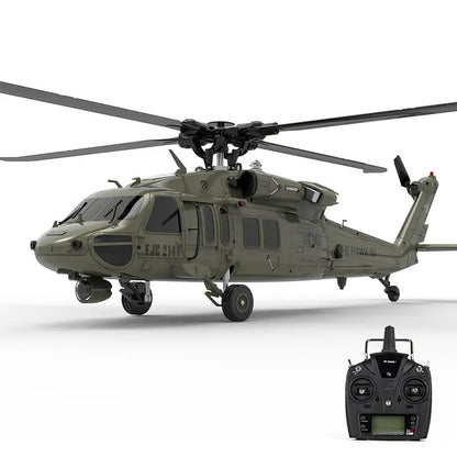 YUXIANG UH60 Black Hawk F09 1:47 Scale 6-Axis Gyroscope 6CH Brushless Flybarless 6G/3D Aerobatic Professional RC Helicopter RTF Version - RC Helicopter | FUNYAT