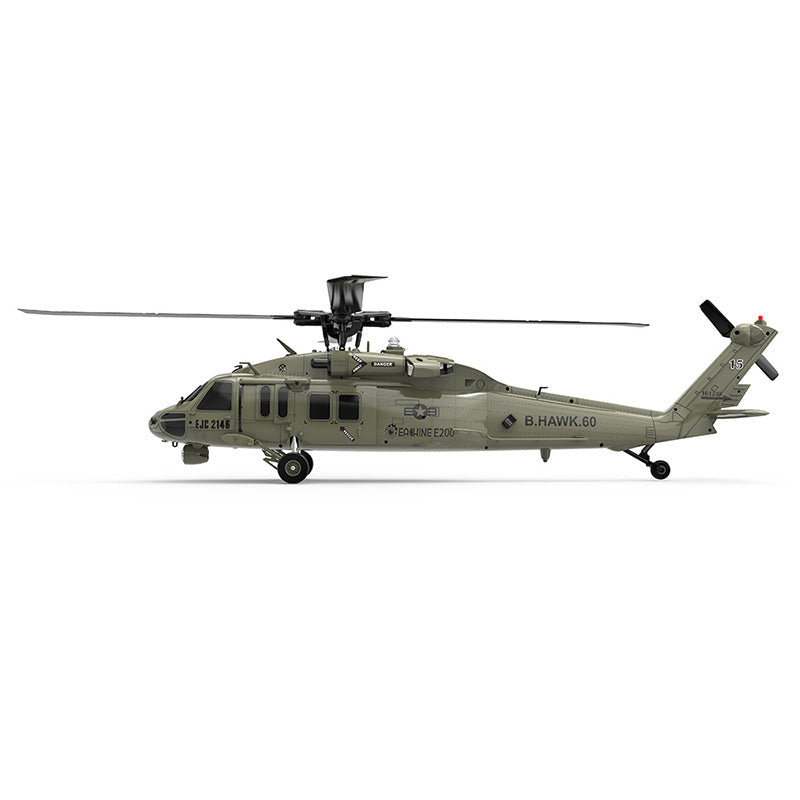 YXZNRC UH60 Black Hawk F09 1:47 Scale 6-Axis Gyroscope 6CH Brushless Flybarless 6G/3D Aerobatic Professional RC Helicopter