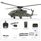 YXZNRC UH60 Black Hawk F09 1:47 Scale 6-Axis Gyroscope 6CH Brushless Flybarless 6G/3D Aerobatic Professional RC Helicopter