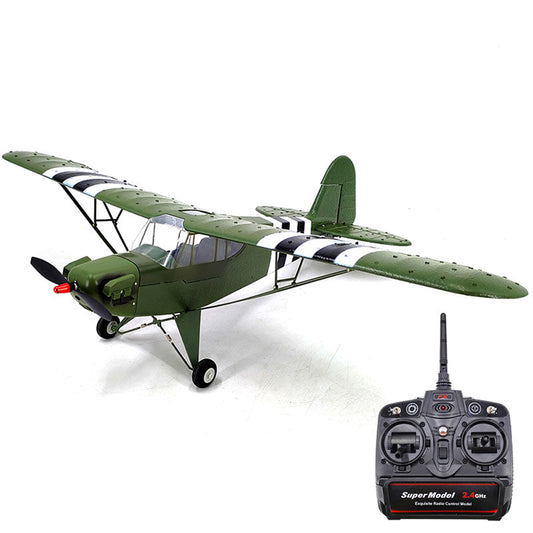 RC Plane 1/16 World War II large Size Aircraft Model J3 Brushless 4 Channel 6-axis Stabilized 3d Fixed-wing Aircraft Toy