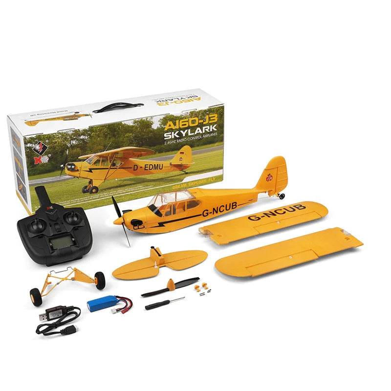 RC Plane WLtoys A160-J 5CH RC Airplane 3D/6G 1406 Brushless Motor outdoor fiexd airplane Glider Toys FUNYAT