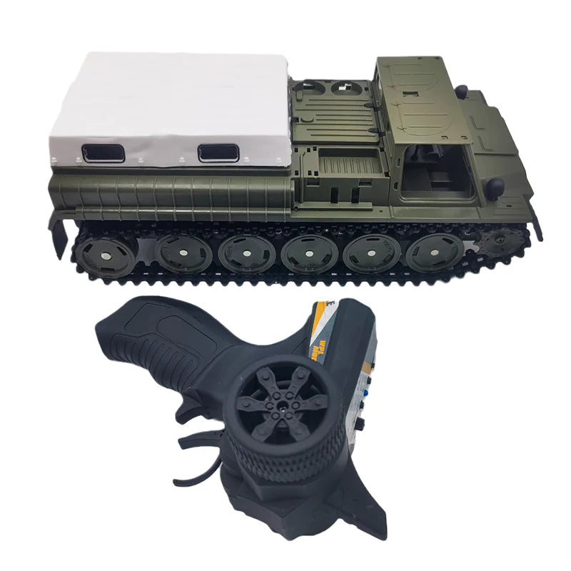 RC Tank Crawler Tracked RC Car WPL E-1 Toy 1/16 2.4G 4WD Tank Battle Toy