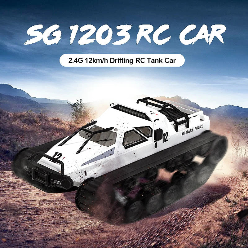 RC Tank SG 1203 2.4G 12km/h Drifting High Speed Crawler RC Vehicle Toys