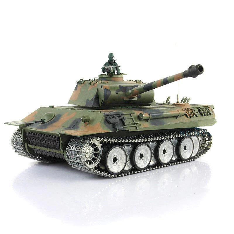 RC Tank Heng Long 3819-1 German Panther V Tank Upgrade Metal Version RC Tank Toys Gift