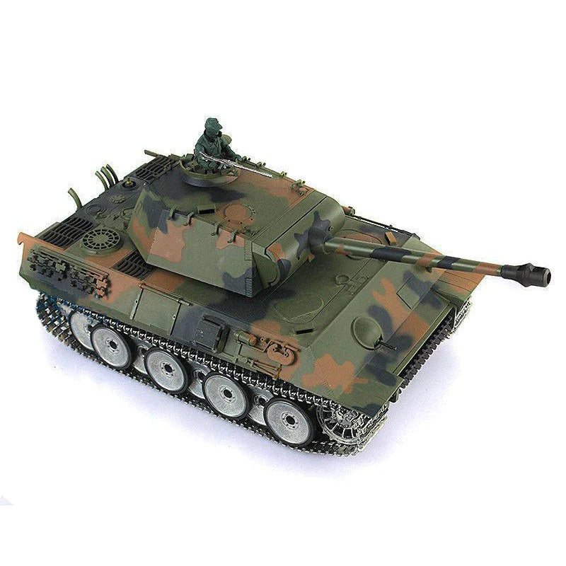 RC Tank Heng Long 3819-1 German Panther V Tank Upgrade Metal Version RC Tank Toys Gift