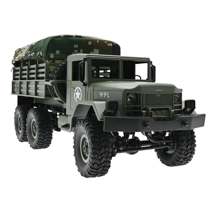 RC Truck WPL B16 1:16 RC Car 6WD 2.4G Off-Road Military Truck