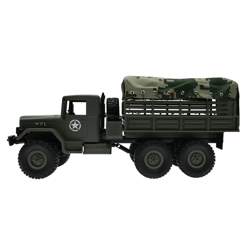 RC Truck WPL B16 1:16 RC Car 6WD 2.4G Off-Road Military Truck