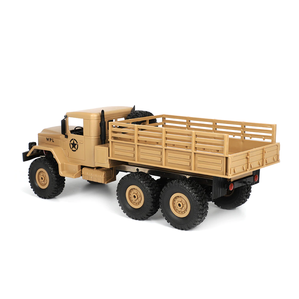 RC Truck WPL B16 1:16 RC Car 6WD 2.4G Off-Road Military Truck