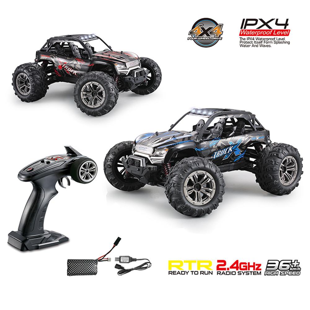 RC High Speed Big-feet car 1:16 2.4G 4WD With LED Light Truck RTR Toy