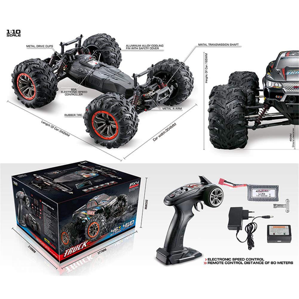 RC Truck 2.4G 1:10 racing high speed off-road vehicle professional RC Car