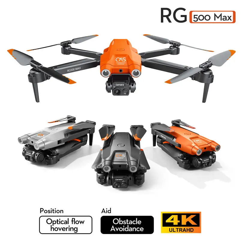 RG500 MAX RC Drone Brushless 4K Camera ESC WIFI FPV Three Sided Obstac