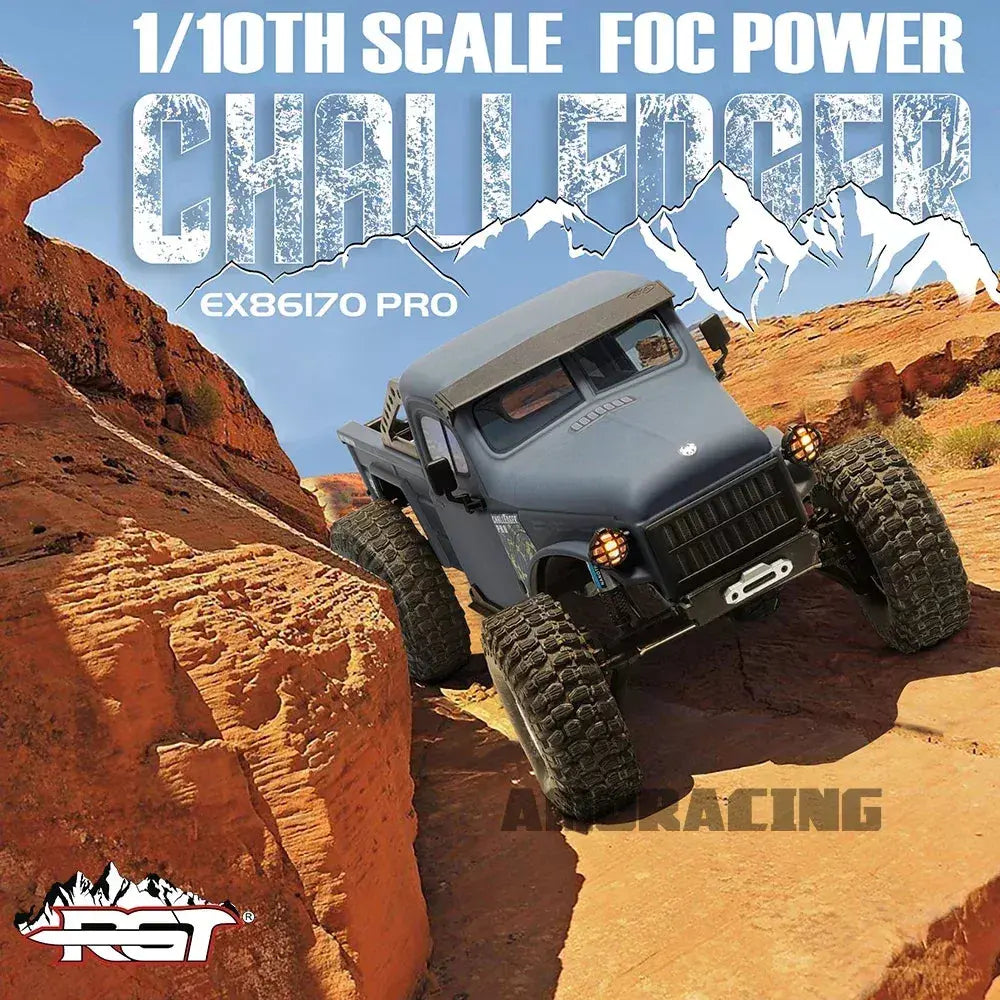 RGT EX86170 PRO Challenger Upgraded version RC Car 1/10 4WD Brushless Rock Crawler Off-Road Truck Two Speed DIG Portal Axle - FUNYAT