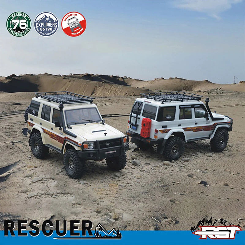 RGT EX86190 RC Car LC76 Rescuer Vehicles Off-Road Truck 4WD 1/10 Rock Crawler Toys