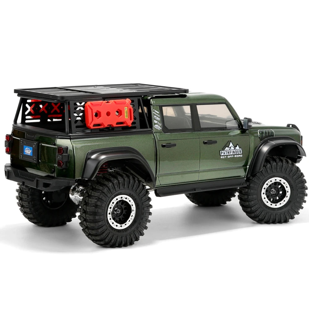 RGT Pathfinder EX86150 1/10 4WD RC Car Rock Crawler Truck ESC Differential Lock Two Speed Portal Axle LED Light Vehicles Toy