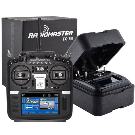 RadioMaster TX16S Mark II V4.0 Hall Gimbal Multi-protocol Radio Transmitter Support EdgeTX/OpenTX Built-in Dual Speakers Radio Controller for RC Drone FUNYAT