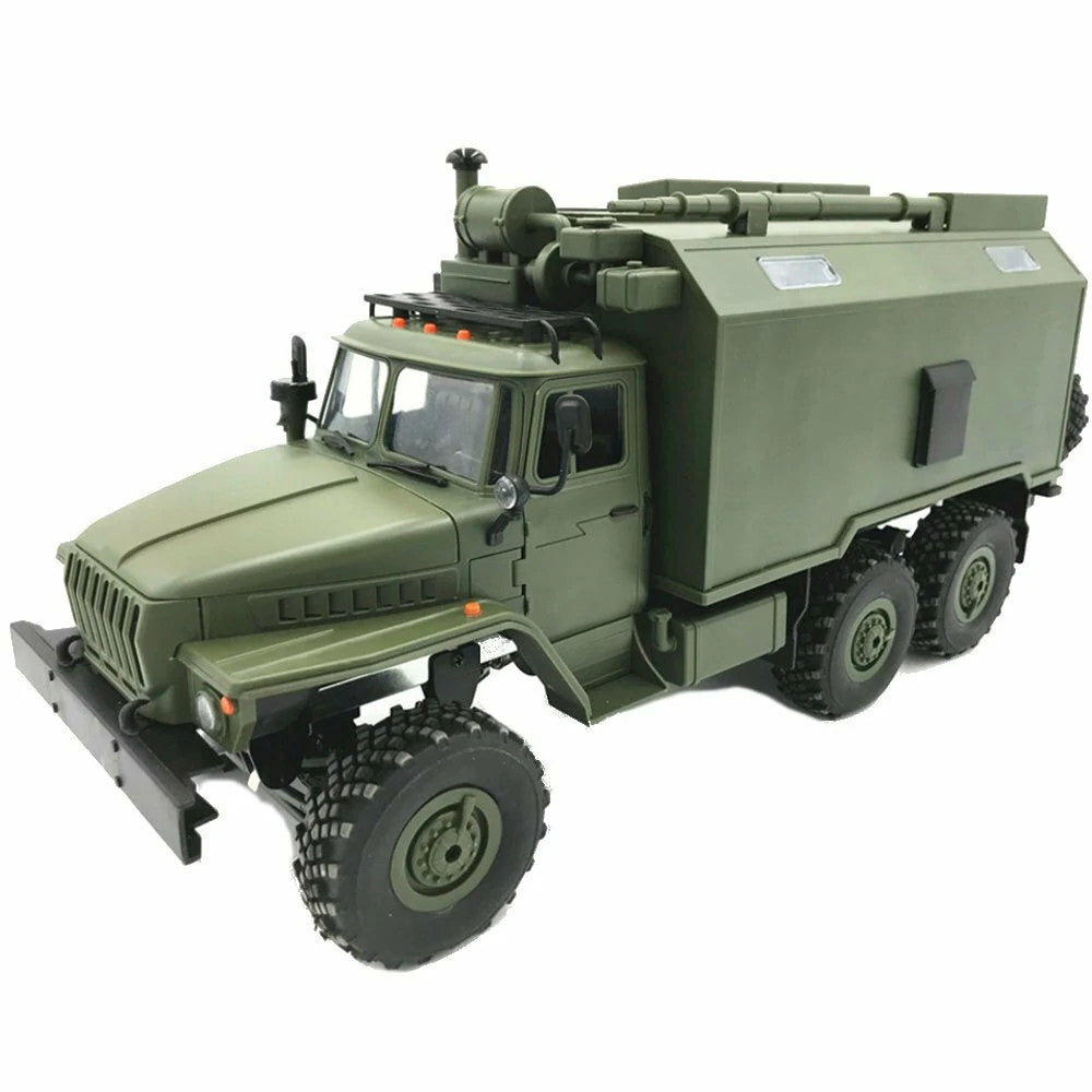 Rc Car Military Truck WPL B36 Ural 1/16 2.4G 6WD Rock Crawler Command Communication Vehicle RTR Toy