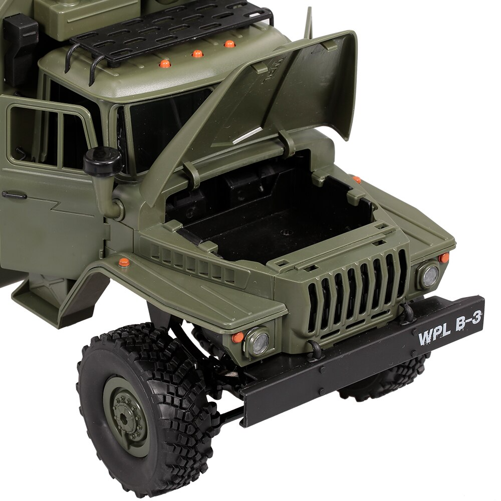 Rc Car Military Truck WPL B36 Ural 1/16 2.4G 6WD Rock Crawler Command Communication Vehicle RTR Toy