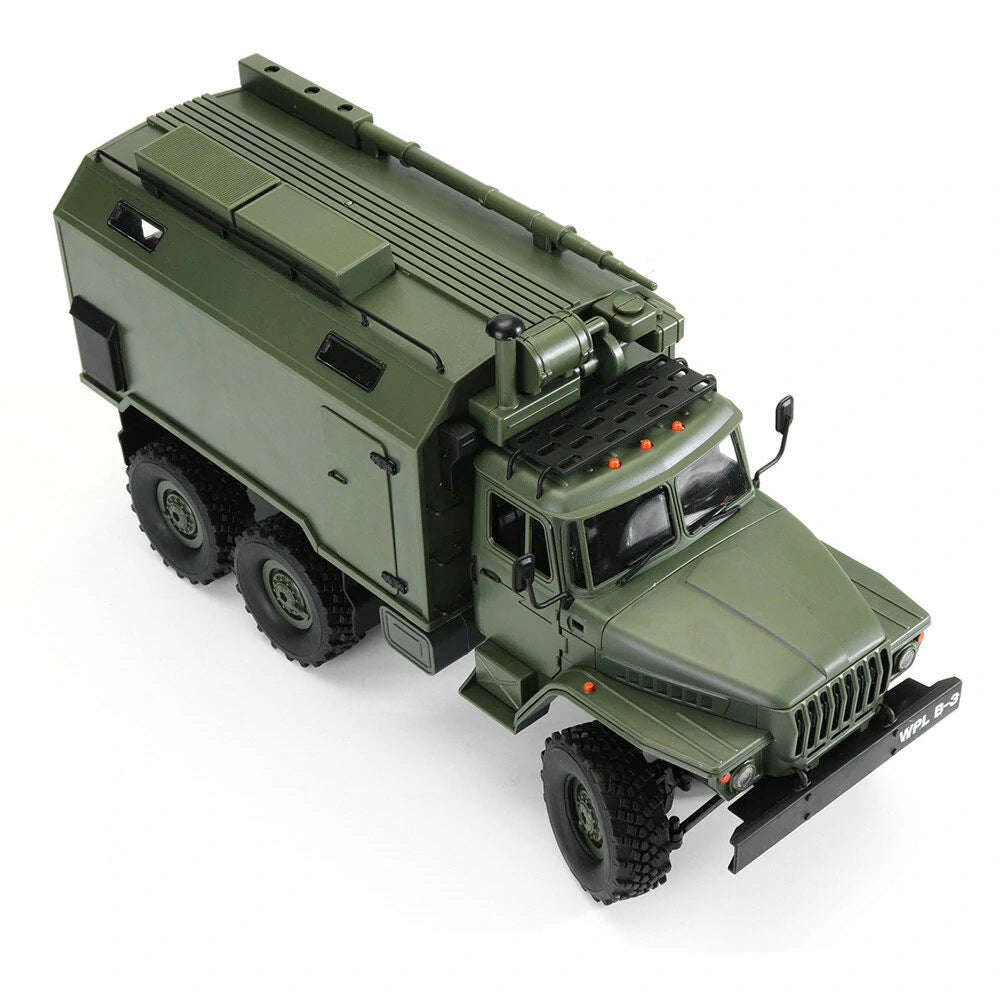 Rc Car Military Truck WPL B36 Ural 1/16 2.4G 6WD Rock Crawler Command Communication Vehicle RTR Toy