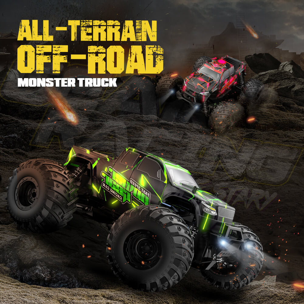 Rc Car 2.4G remote control system, 20KM/H, high toughness explosion-proof PVC car shell 1:14 off-road Vehicle Rc Toys