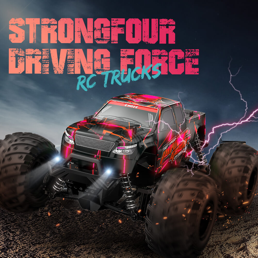 Rc Car 2.4G remote control system, 20KM/H, high toughness explosion-proof PVC car shell 1:14 off-road Vehicle Rc Toys