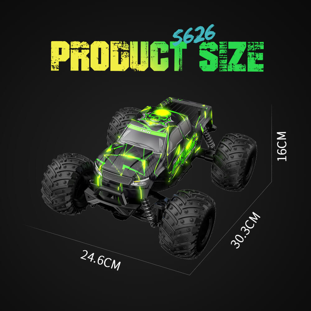 Rc Car 2.4G remote control system, 20KM/H, high toughness explosion-proof PVC car shell 1:14 off-road Vehicle Rc Toys