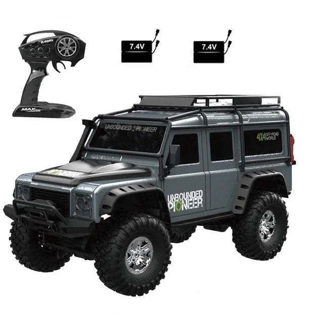 Off-road Car 1:10 2.4G 4WD RC Car Multiple Batteries RTR Model with LED Light