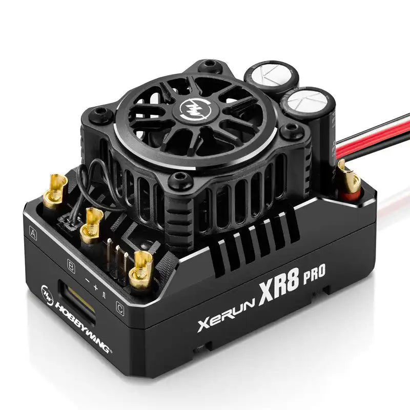 Hobbywing XeRun XR8 Pro G3 200A 2-4S Sensored Brushless ESC for 1/8 RC Buggy & Truggy - RC Car Parts | FUNYAT