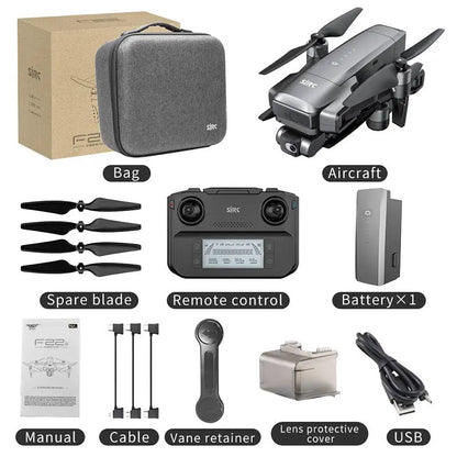 SJRC F22S PRO RC Drone 2-Axis Gimbal 4K HD EIS Camera GPS 5G WiFi Professional Obstacle Avoidance Brushless Quadcopter FUNYAT